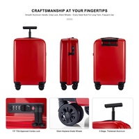 Valise personnalisable, durable et légère, certifiée TSA, avec roues silencieuses en TPE, anti-oxydation, testée 3000 fois, vente en gros directe usine