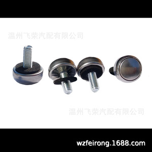 Clip de fixation de plaque d'immatriculation en acier inoxydable avec capuchon amovible pour la réparation et le remplacement de voitures, modèle FR - Product Image 4