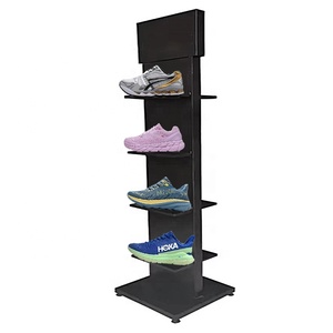 Chaussures de football de basket-ball de course à pied de sport au détail chaussures <span class=keywords><strong>Crocs</strong></span> décontractées pantoufles présentoir en métal sur pied - Product Image 1