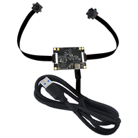 Module de caméra de collecte de données avec horodatage, caméra stéréo 3D FPGA 1080P IMU VR à double objectif USB3.0 avec synchronisation des images