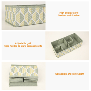 Drawer Organizer Collapsible Closet Drawer Dividers Foldable <strong>Storage</strong> <strong>Box</strong> for Bras, Underwear, Socks, Neck <strong>Ties</strong>, Scarves - Product Image 3