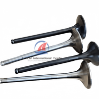 Katup Intake Exhaust Berkualitas Tinggi Merek KC Berlapis Krom/Poles untuk Audi Volkswagen EA888 GEN2 GEN3 Pengganti Katup Tappet