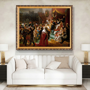 Colección de Pinturas al Óleo sobre Lienzo, Antiguas de Francia, Pintura al Óleo de Gran Tamaño, Pintura al Óleo Napó - Product Image 6