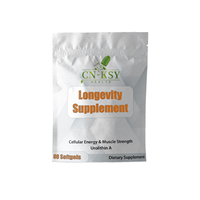 Complément alimentaire de longévité de haute qualité, gélules molles, complément alimentaire, le sodium soutient la force musculaire et stimule l'énergie cellulaire, gélules molles