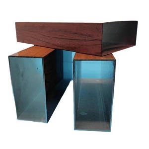Aluminum Square Tube 6061 Alloy Spray Coated For Curtain Wall And Partition Modern Design - Product Image 3