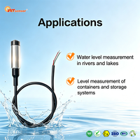 PCM263 Integrierter Tauchfähiger Füllstandsensor 4-20mA 0,5% Genauigkeit Wasser-Flüssigkeits-Füllstandsmesser für Tank- und Reservoirlösungen