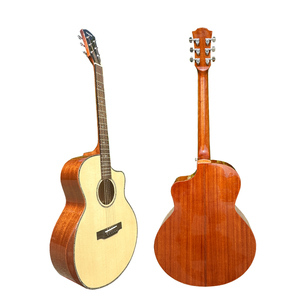 Brand High quality Glossy Six <b>String</b> Custom logo JF Body Solid Spruce <b>Top</b> Acoustic Guitar with Armrest - Product Image 1
