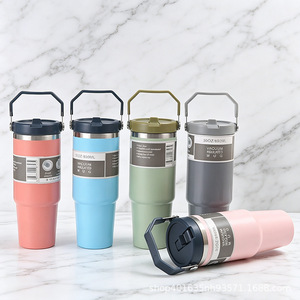 Stainless Steel Tumbler 30Oz Vacuum Insulated Travel Mug With Straw - Product Image 2