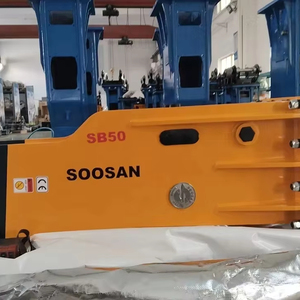 Equipo de cuerpo principal de martillo hidráulico tipo caja SOOSAN SB50 con características estándar incluidas por doce meses de garantía - Product Image 1