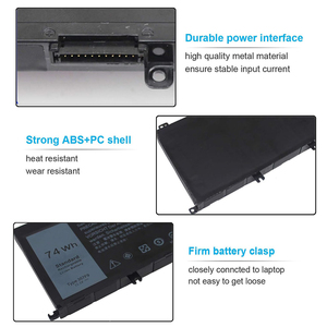 Batería de Repuesto para Portátil 357F9 74Wh, Venta al por Mayor para Dell Inspiron 15 7559 7567 CE RoHS, Celda de Cobalto Premium - Product Image 3