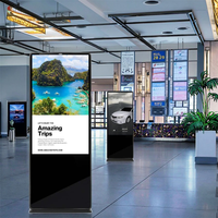 Kios Pintar LCD Digital Poster Iklan Layar Sentuh SDK untuk Penggunaan Dalam Ruangan dengan CMS Terintegrasi 1 Tahun untuk Pusat Perbelanjaan dan Ritel