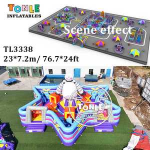 Parcours d'obstacles gonflable commercial Tonle sur le thème de l'<span class=keywords><strong>espace</strong></span> pour enfants, idéal pour la <span class=keywords><strong>location</strong></span> de fêtes - Product Image 4