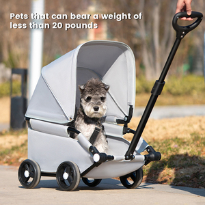 Trọng lượng nhẹ có thể gập lại vật nuôi Xe đẩy cho chó lớn Teddy pháp bulldogs xuyên biên giới sản phẩm em bé cho du lịch & mang - Product Image 2