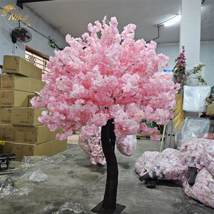 <span class=keywords><strong>NIKA</strong></span> Arbre artificiel de fleurs de cerisier le plus populaire de 1,80 m, décoration rose pour salon de beauté, arbres fleuris en soie, plantes artificielles - Product Image 1