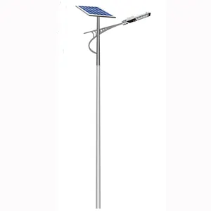 High Street Light Pole Tubular Poles 10M Street Lighting High Mast Poles LED Solar DC 12V Tempered Glass Cctv Camera 1080p 20 80