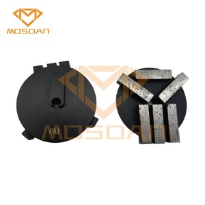 Mosdan 3 pouces Terrco Redi Lock 6 barres plaque de meulage diamant pour béton - Product Image 3
