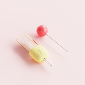 Brosse à <span class=keywords><strong>dents</strong></span> nouveau-né en Silicone liquide pour enfants à poils souples soins bucco-dentaires 18 mois <span class=keywords><strong>lait</strong></span> <span class=keywords><strong>dents</strong></span> langue revêtement nettoyant usage domestique - Product Image 4