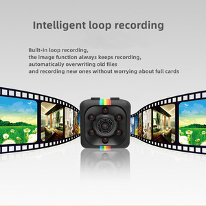 <span class=keywords><strong>SQ11</strong></span>กล้องวิดีโอแนวสปอร์ตใช้ภายนอกอาคารความละเอียด1080P HD กล้องขนาดเล็กสำหรับตรวจจับการเคลื่อนไหวในบ้านและกลางคืน - Product Image 4