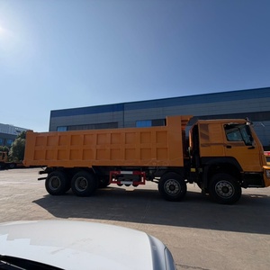<span class=keywords><strong>Camion</strong></span> <span class=keywords><strong>benne</strong></span> basculante poids lourd Howo 8x4, moteur diesel 371HP 380HP, pour transport de sable, pierre et travaux de terrassement, directement de l'usine - Product Image 5
