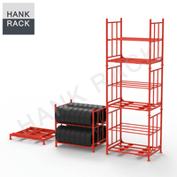 Rack de stockage Pliant Pneu Palette pour Voiture Bus et Camion Pneus