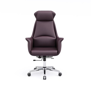 Ergonomic <b>Office</b> <b>Chair</b> Leather High <b>Back</b> With Wheels For Home <b>Office</b> Use - Product Image 2