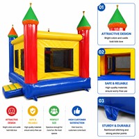 Château gonflable de haute qualité avec toboggan, nouveau design, pour le plaisir des enfants, maison de rebond gonflable d'intérieur à prix compétitif
