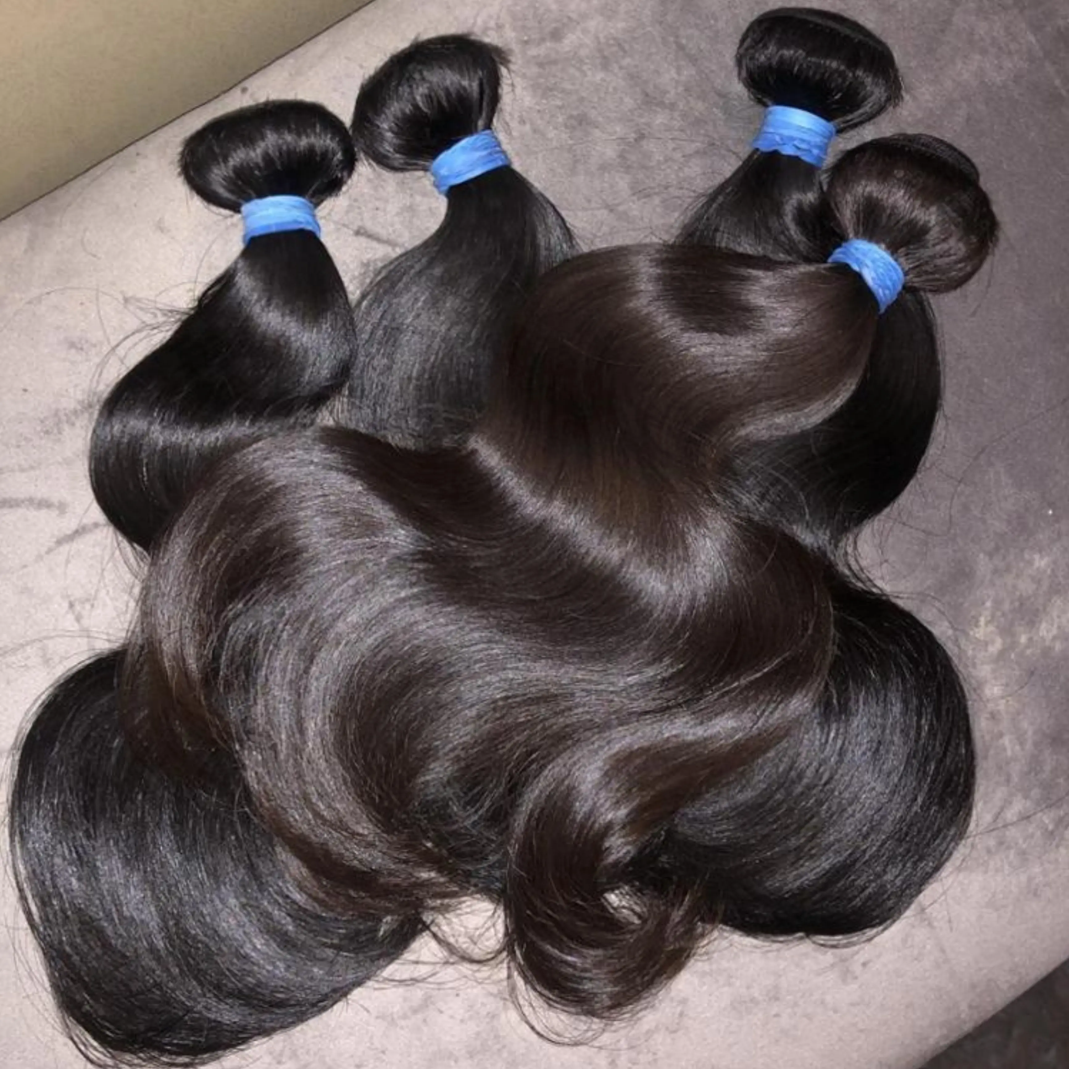 Onbewerkte Virgin Bulk Human Hair, Bone Straight Natuurlijke Nertsen Braziliaanse Haar Bundel, Groothandel Braziliaanse Menselijk Haar Uitbreiding