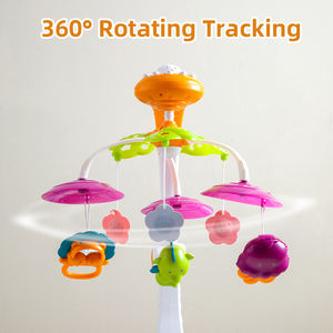 Nouvelle Arrivée : Mobile musical pour berceau en forme de hibou mignon avec projection lumineuse et fonctions de <span class=keywords><strong>bruit</strong></span> blanc pour le sommeil des bébés - Product Image 4