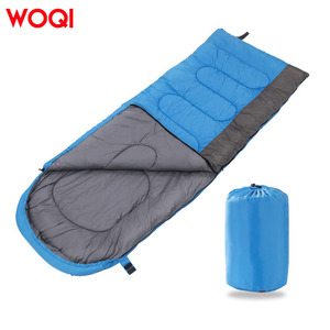 Sac de couchage enveloppant Woqi bleu ciel 1,3 kg léger respirant en polyester pour adultes camping randonnée backpacking - Product Image 1