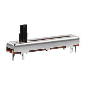 Soundwell SC30 LED Slider Potenciômetro Fader Audio Stereo Volume Slides com tampa de borracha para aplicações áudio estéreo - Product Image 2