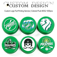 Pucks de hockey en caoutchouc multicolores durables pour l'entraînement quotidien des clubs – Vente en gros