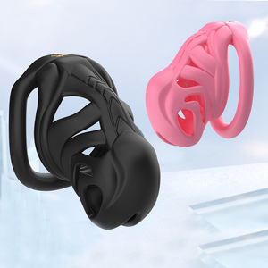 Neues 3D-gedrucktes Kunststoff-Penis schloss für Männer Keuschheit käfig Asket isches Konditionierung gerät Sexspielzeug für Erwachsene - Product Image 1