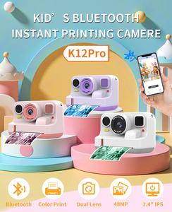 <span class=keywords><strong>Appareil</strong></span> <span class=keywords><strong>Photo</strong></span> <span class=keywords><strong>Instantané</strong></span> Enfants K12Pro Double Objectif Vidéo 1080P Portable pour Voyage Impression MicroSD Plastique Écran 2.4 Pouces - Product Image 3