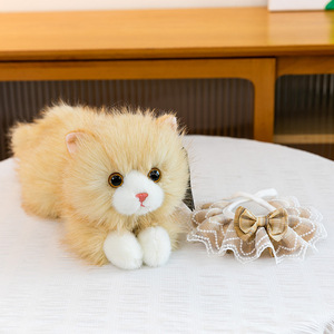 <b>Plush</b> <b>Cat</b> Toy With Meow Sound Pillow Doll Sleep Companion For Kids Party Gift - Product Image 4