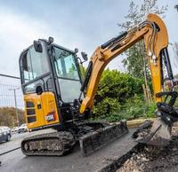 Mini-excavatrice compacte SY20C, pelle hydraulique pour la construction urbaine, l'aménagement paysager, la rénovation agricole, opération en espace restreint
