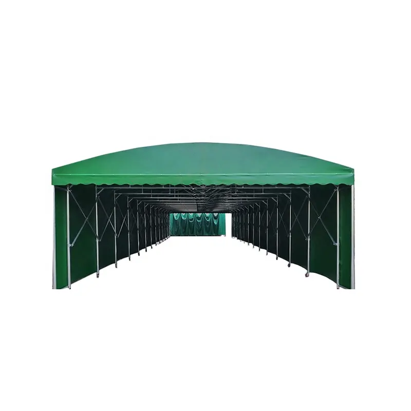 Pull Waterproof Telescopic Folding Retractable Tunnels Tents Customized for Restaurants