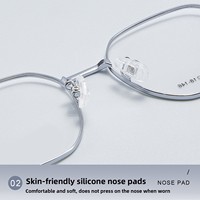 Monture de lunettes vintage 52517 en alliage de haute qualité avec insert en cristal, style élégant unisexe