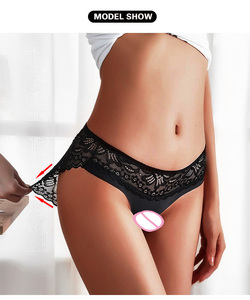 Mutandine in Pizzo per <span class=keywords><strong>Donna</strong></span>, Lingerie Sexy Intima, <span class=keywords><strong>Slip</strong></span> in Nylon Trasparente, Biancheria Intima Femminile - Product Image 3