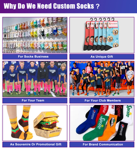 Miễn Phí Thiết Kế & Mock-up Giản Dị Jacquard Dệt Kim Thư SOX Phi Hành Đoàn Bông Tùy Chỉnh Thương Hiệu Vớ - Product Image 4