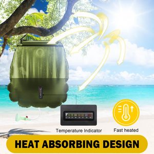 Sac de douche solaire en PVC de grande capacité 20L douche de camping portable et stockage de tuyau de chauffage extérieur en stock! - Product Image 2