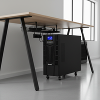 Alimentation sans interruption (ASI) 12Vdc 7AH avec batterie intégrée 3KVA 2.7KW, onde sinusoïdale pure 50Hz, UPS en ligne