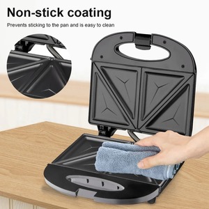 Nueva Sartén Antiadherente Fácil de Limpiar, Máquina Multifuncional para Sándwiches y Desayunos, Mini Tostadora Portátil Pequeña de Doble Placa para el Hogar - Product Image 4