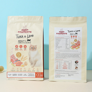 Tùy chỉnh <span class=keywords><strong>Ziplock</strong></span> thực phẩm khô thịt bao bì sản phẩm lá nhôm đứng lên túi dây kéo nhựa cho thức ăn cho chó mèo - Product Image 2