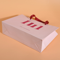 Personnalisez votre propre sac cadeau avec logo, sac de shopping de luxe, sac en papier kraft rigide pour la vente au détail, emballage