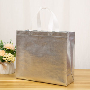 Xinsen Nonwoven <b>Bag</b> Spunlace Fabric Gold Coating General Packaging Shopping <b>Bag</b> - Product Image 4