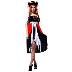 Disfraces de Cosplay de <span class=keywords><strong>Pirata</strong></span> para <span class=keywords><strong>Mujer</strong></span> Adulta, Trajes de TV y Cine, Vestido con Diseño Estampado para Halloween y Carnaval - Product Image 5