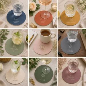 Absorbent Pulp Board Paper <strong>Drink</strong> Custom <strong>Coasters</strong> Round 40 Pt Custom Printed <strong>Coaster</strong> Wholesale Bar Beer Custom <strong>Coaster</strong> for <strong>Drink</strong> - Product Image 1