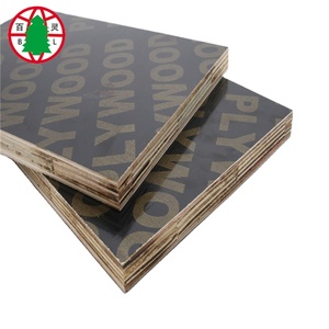 Contrachapado de película negra de 18mm 1220*2440 Estilo industrial E1 Material principal estándar Abedul para construcción y uso marino - Product Image 5