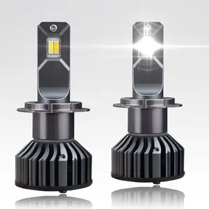 热卖大灯三色汽车 led灯 50W 8000LM L8 Led 大灯 H8 H9 H11 汽车大灯