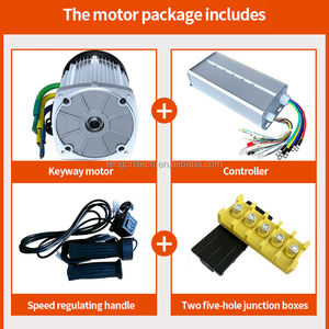 Moteur carré saillant 1200W 2200W 60V 72V sans balais pour magasins mobiles électriques et kiosques de vente au détail - Product Image 3